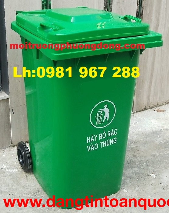 Thùng rác nhựa 360 lít ,thùng rác công cộng 360 l