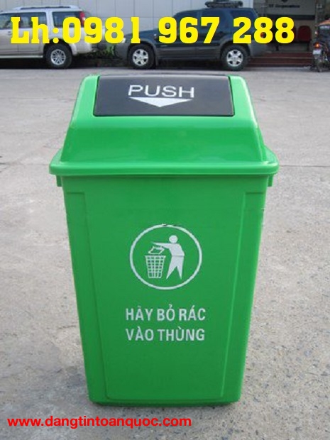 Nơi bán thùng rác 60 lít nắp lật tại Hà Nội