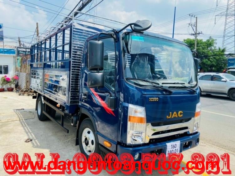 Bán xe tải Jac N350 - Jac 3T5 - 3.5 tấn thùng 4m3 máy Cummins Mỹ