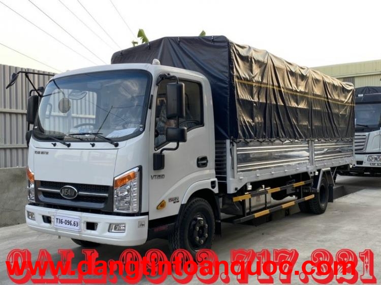 Xe tải Veam 3T5 thùng bạt – Xe tải Veam VT340S thùng bạt