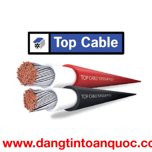 Cáp Cao Su - Top Cable – Cáp năng lượng mặt trời Topsolar PV AL 2kV/ PV wire