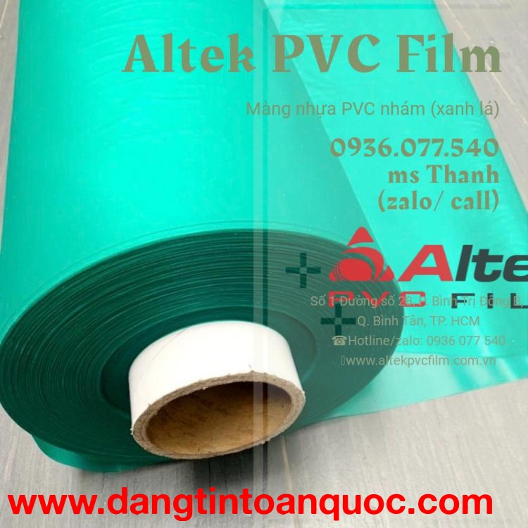 Màng nhựa PVC nhám (xanh lá) - Altek PVC Film