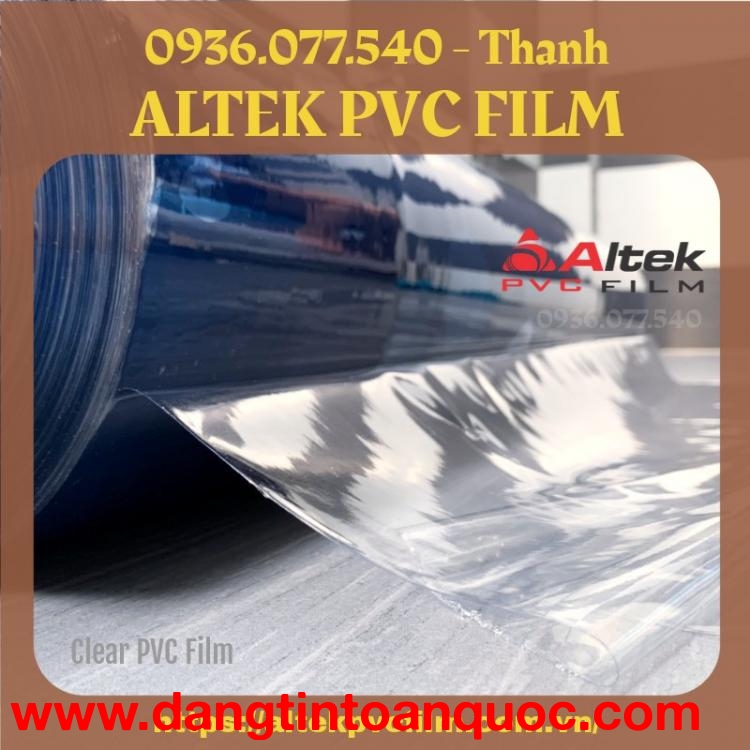 Màng nhựa PVC trong suốt - Clear PVC Film - Altek PVC FIlm