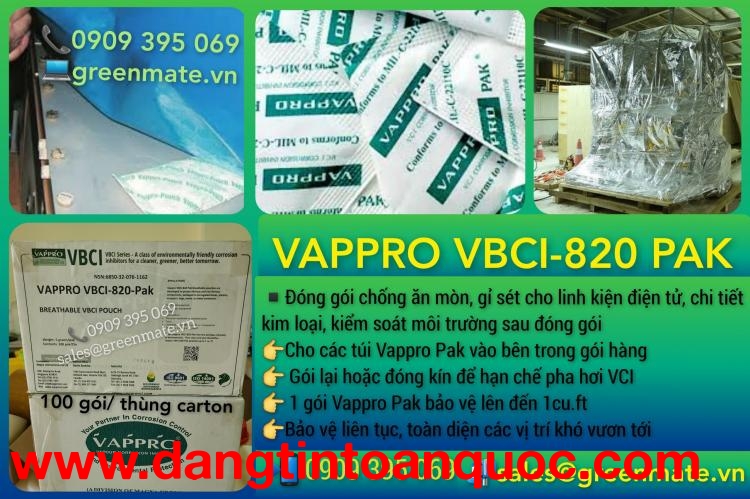 Đóng gói chống ăn mòn VAPPRO VBCI 820 PAK