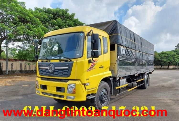 Bán xe tải DongFeng 9T15 - Xe DongFeng B180 tải 9T15 thùng dài 7m7