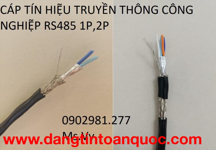 Cáp tín hiệu truyền thông công nghiệp  RS485 22AWG – RS485 24AWG Industrial Data Cable