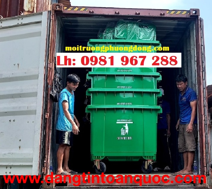 Thùng rác 660L giá rẻ tại Hà Nội