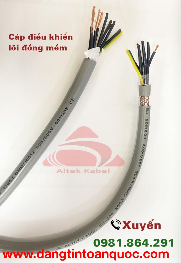 Chuyên cung cấp cáp điện tín hiệu chống nhiễu hãng Altek Kabel 
