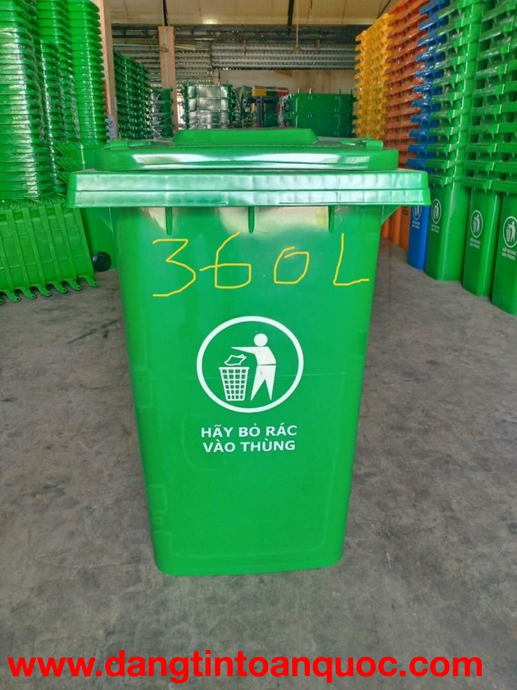 Thùng rác nhựa 360lit