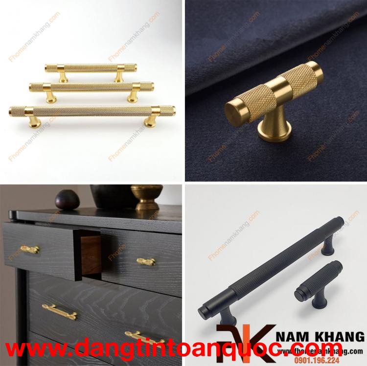 Tay nắm cửa tủ cổ điển cao cấp NK207S | F-Home NamKhang