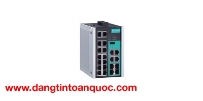 EDS-518E: Switch công nghiệp 18 cổng Ethernet hỗ trợ 14 cổng tốc độ 10/100BaseT(X) (RJ45 connector) 
