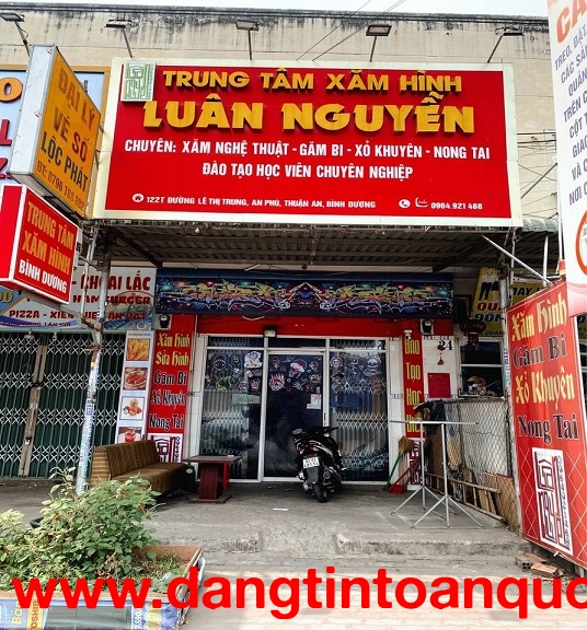Mình cần sang lại tiệm xăm, lương khách ổn định tại P. An Phú, TP Thuận An.