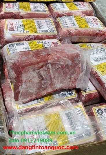 Mua bán số lượng lớn thịt nạm trâu M11 đông lạnh tại Hà Nội