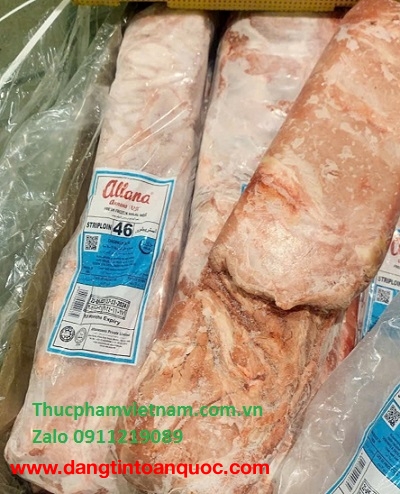 Thăn ngoại trâu Ấn Độ M46 loại làm thịt tái (nguyên thùng đủ loại 18kg - 28kg)