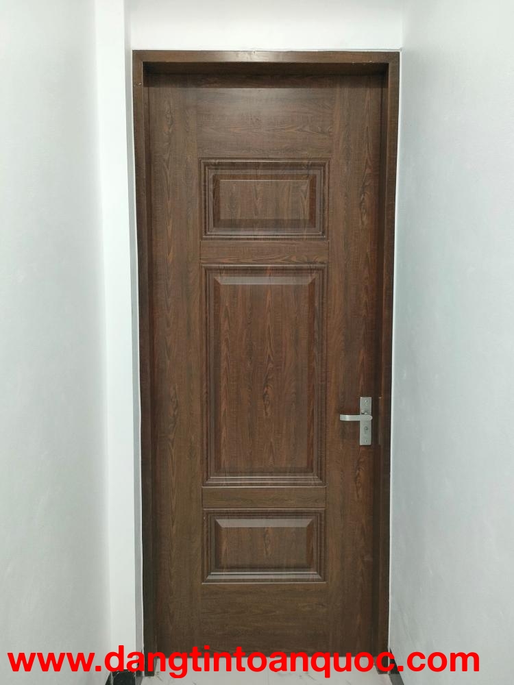 cửa thép vân gỗ 1 cánh tại Ninh Hòa 