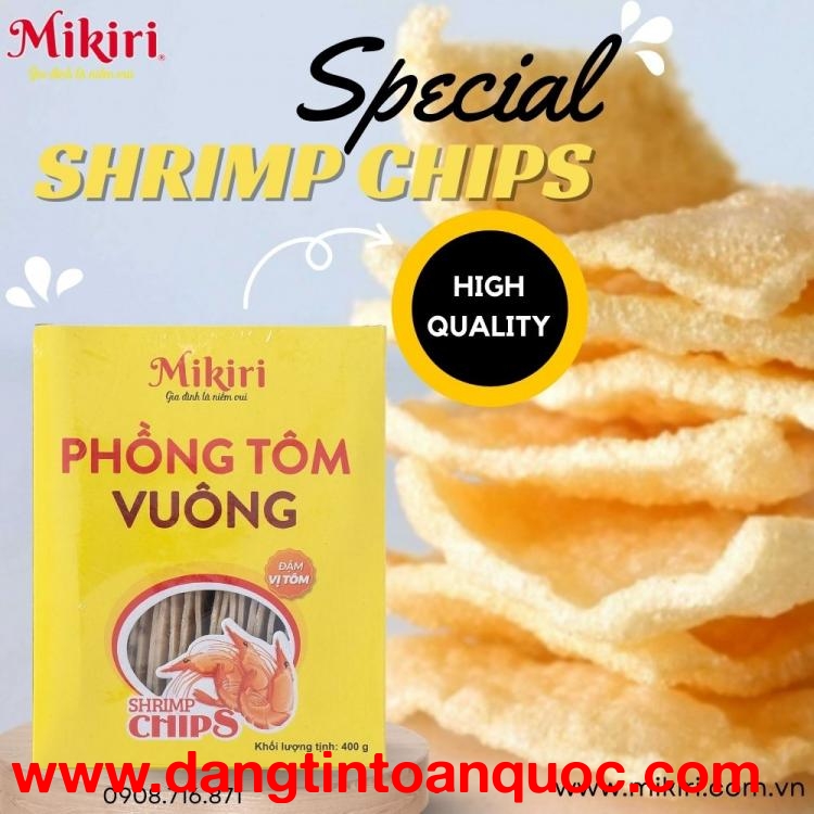 Bánh Phồng Tôm - Món bánh thể hiện nét văn hoá ẩm thực Việt