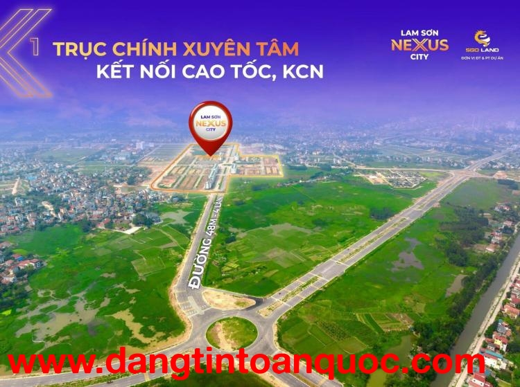 DỰ ÁN LAM SƠN NEXUS CITY - Đất nền trung tâm TP. Bắc Giang