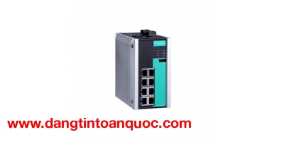 EDS-G508E: 8-port full Gigabit managed Ethernet switch with 8 10/100/1000BaseT(X) ports