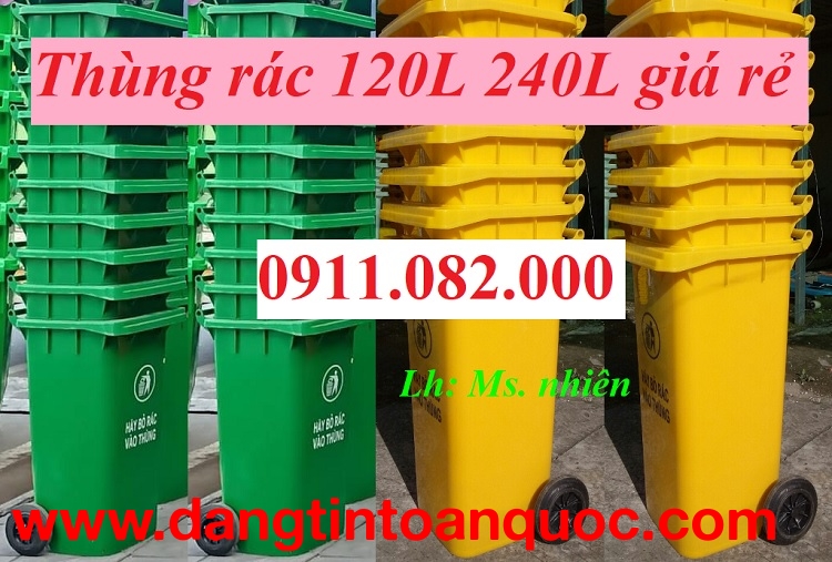   Sỉ lẻ thùng rác hình thú, thùng rác 120L 240L 660L giá rẻ - thùng rác giá ưu đãi- lh 0911.082.000