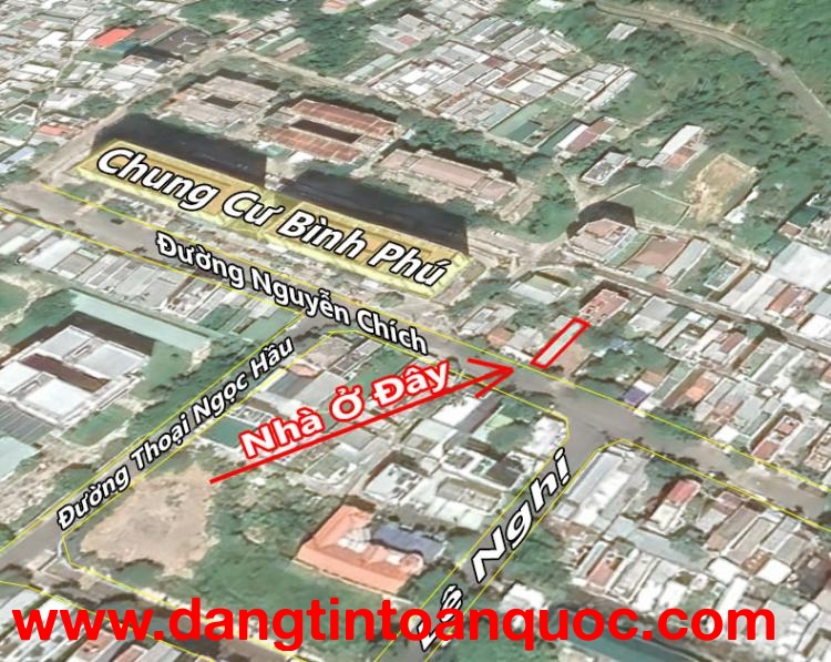 Bán nhà Vĩnh Hoà Nha Trang mặt tiền đường Nguyễn Chích gần chung cư Bình Phú giá 5 tỷ