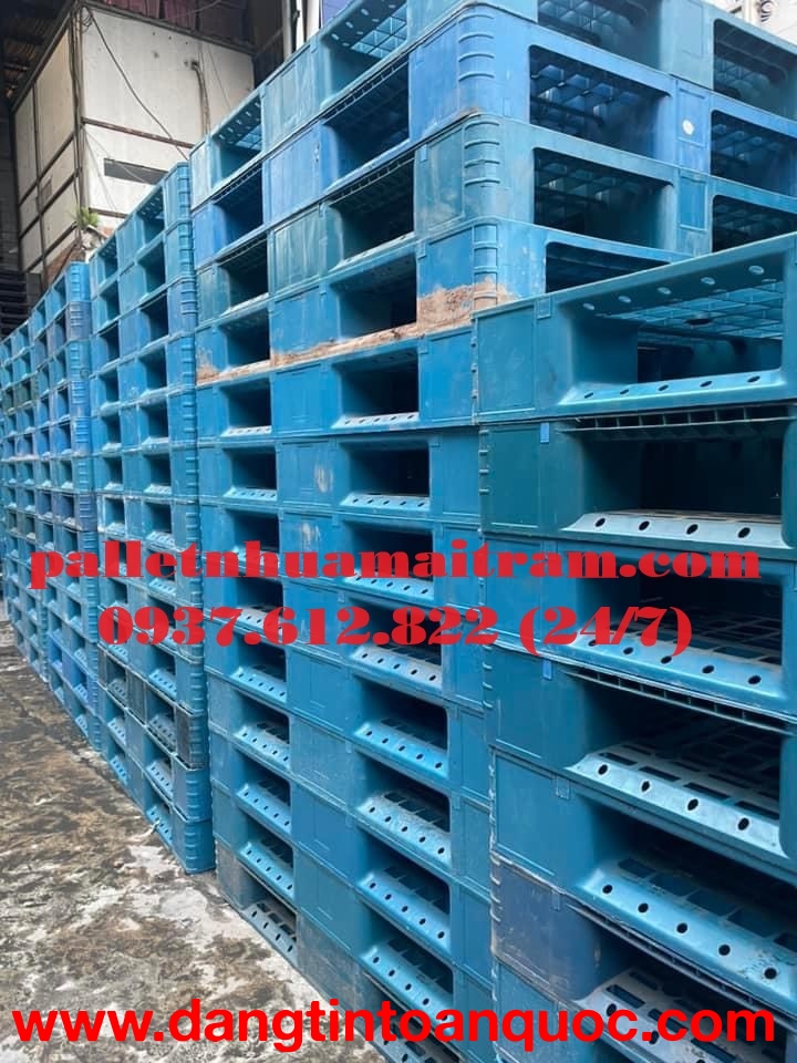 Đại lý phân phối pallet nhựa cũ tại Bình Thuận