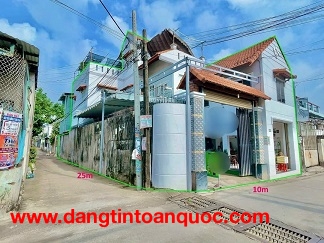 Chính chủ bán biệt thự góc 2 mặt tiền phường Tân Hiệp, Tp.Biên Hoà.