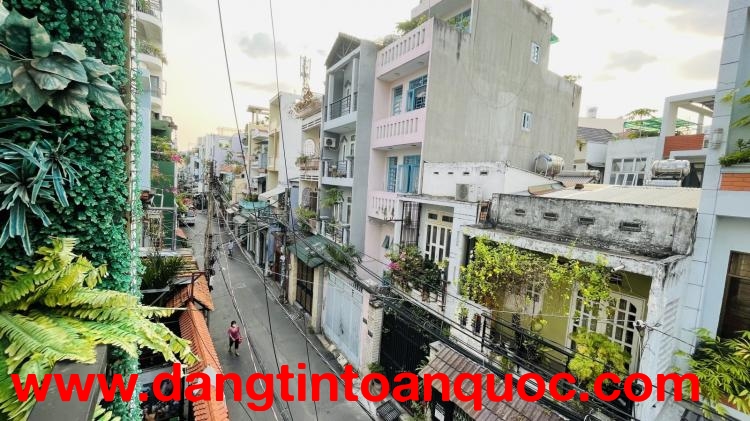Nhà quận Tân Bình,  Lý Thường Kiệt, 75m2, 6 tầng, căn hộ dịch vụ, hẻm 6m, 14 tỷ